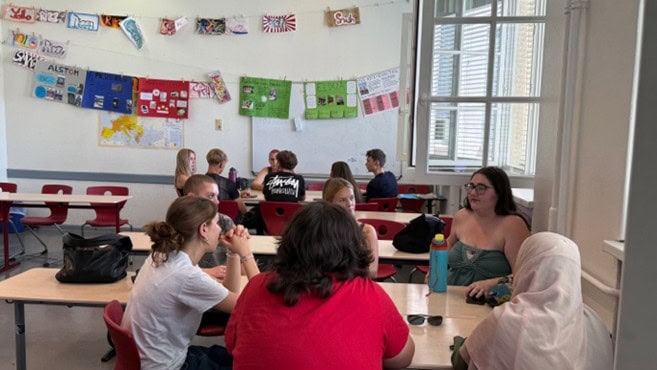 Besuch der Benjamin Franklin High School aus New Orleans – GAPP 2025 in Berlin