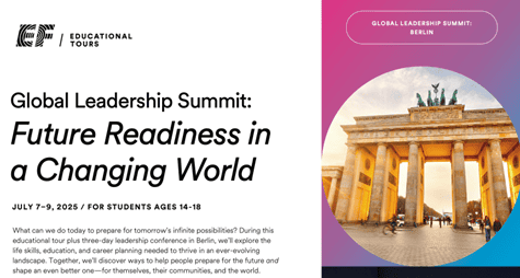 Unsere Schülerinnen beim Global Leadership Summit 2025 in Berlin