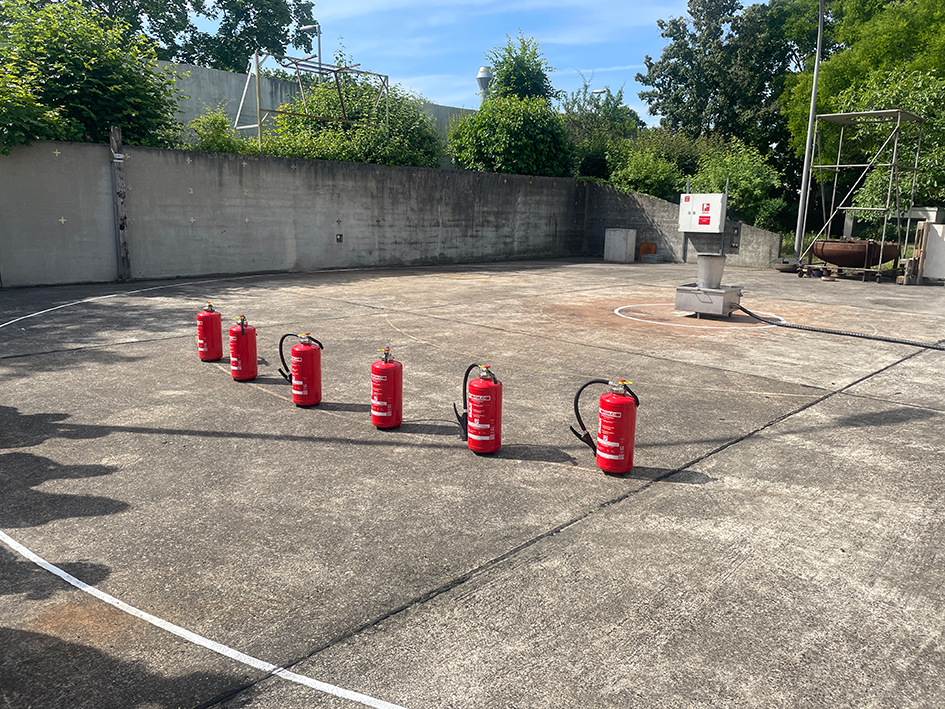 Feuerlöscher-Training