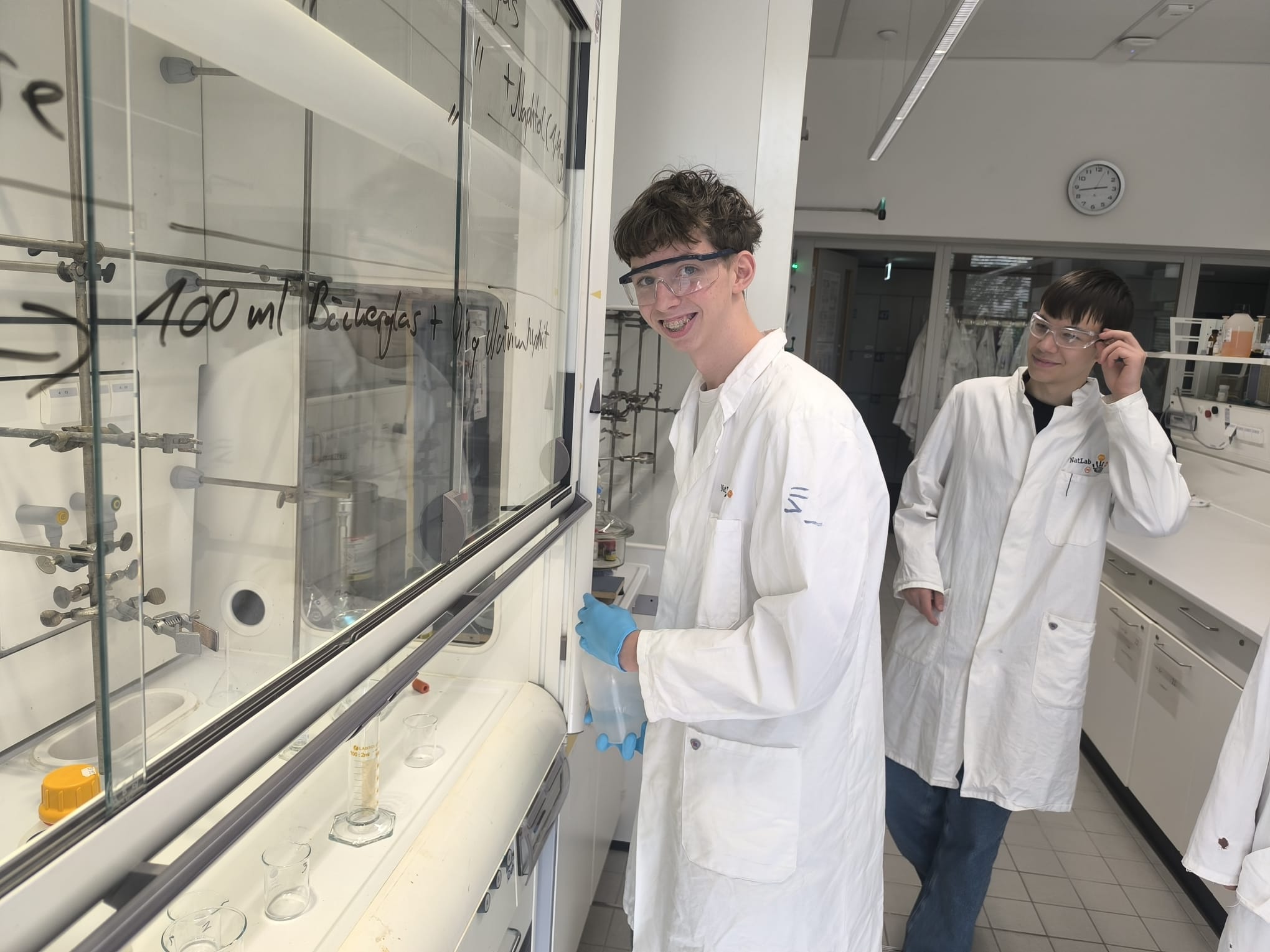 P-10-Kurs Chemie mit tollen Eindrücken aus dem Natlab